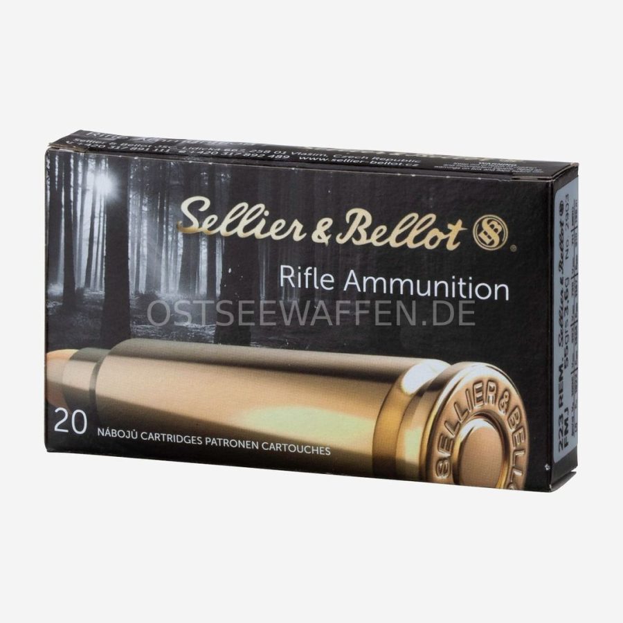Sellier & Bellot .223 Rem. FMJ 55 grs / 3,6 g